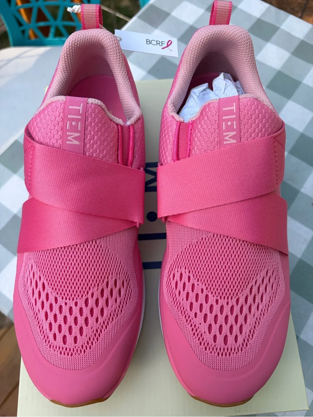 TIEM Pink indoor cycling shoes